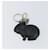 LOUIS VUITTON Monogram Eclipse Porte Cles Animal Rabbit Charm M63224 Auth 145705  - view 6