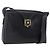 Céline Borsa a Spalla CELINE in Pelle Nera Oro Auth 153884 Nero D'oro