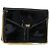 Salvatore Ferragamo Shoulder Bag Patent leather Black Gold Auth 154506 Golden