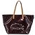 LOUIS VUITTON Borsa Tote Bellevue GM Monogram Vernis Amarante M93589 Auth 149163 Bordò - vista 3