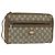GUCCI GG Plus Supreme Clutch Bag PVC Beige Oro Auth bs30404 D'oro