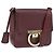 Borsa a Spalla Salvatore Ferragamo Gancini in Pelle Bordeaux Oro Auth 149195