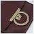 Borsa a Spalla Salvatore Ferragamo Gancini in Pelle Bordeaux Oro Auth 149195 - vista 15