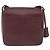 Borsa a Spalla Salvatore Ferragamo Gancini in Pelle Bordeaux Oro Auth 149195 - vista 3
