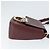 Borsa a Spalla Salvatore Ferragamo Gancini in Pelle Bordeaux Oro Auth 149195 - vista 4