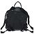 Zaino Gancini in nylon e pelle nera argento Salvatore Ferragamo Auth bs30419 Nero - vista 3