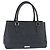Borsa a mano in pelle nera e argento di BURBERRY Auth bs30441 Nero
