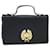 Borsa a mano GIVENCHY in pelle nera e oro Auth bs30415 Nero D'oro