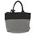 Borsa a mano PRADA in nylon 2 vie nera e grigia Auth ep11418 Marrone Nero - vista 3