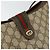 Borsa Sherry Line GG Supreme Web di GUCCI in pelle PVC beige 40 02 081 Auth BA7253 D'oro - vista 14
