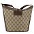 Borsa Sherry Line GG Supreme Web di GUCCI in pelle PVC beige 40 02 081 Auth BA7253 D'oro - vista 3