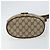 Borsa Sherry Line GG Supreme Web di GUCCI in pelle PVC beige 40 02 081 Auth BA7253 D'oro - vista 9