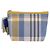 Burberry Nova Check Tasche aus Canvas Hellblau Auth am9536V - Ansicht 2