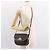 Borsa a spalla in tela a nido d'ape PVC nera e oro Auth BA7309 Christian Dior Nero D'oro - vista 21