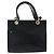 Céline Borsa a mano CELINE in pelle 2 in 1 nera e oro Auth gh1095 Nero D'oro - vista 2
