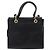 Céline Borsa a mano CELINE in pelle 2 in 1 nera e oro Auth gh1095 Nero D'oro - vista 3