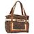 LOUIS VUITTON Borsa a mano Monogram Tise Rayure PM Marrone M56386 LV Auth 149085