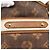 LOUIS VUITTON Borsa a mano Monogram Tise Rayure PM Marrone M56386 LV Auth 149085 - vista 16
