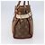 LOUIS VUITTON Borsa a mano Monogram Tise Rayure PM Marrone M56386 LV Auth 149085 - vista 5