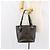 Céline Borsa tote in tela Macadam CELINE in pelle PVC nera e oro Auth ep11721 Nero D'oro - vista 24