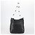 Borsa Tote PRADA in nylon e pelle 3 pezzi beige e nera Auth bs30533 Nero - vista 10