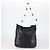 Borsa Tote PRADA in nylon e pelle 3 pezzi beige e nera Auth bs30533 Nero - vista 9