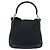 Bolsa de Ombro em Lona GG Gucci Bamboo 2way Preta Prata 001 4095 Auth ep11959 Preto - vista 2