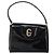 Borsa a Mano GUCCI Smalto Nero Oro Auth ep11740 D'oro - vista 2