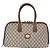 Gucci Borsa Boston GG Plus Supreme in PVC beige e oro Auth ep11970 D'oro - vista 2