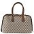 Gucci Borsa Boston GG Plus Supreme in PVC beige e oro Auth ep11970 D'oro - vista 3