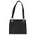 Borsa a Spalla Gancini in Pelle Nera e Oro Salvatore Ferragamo Auth 150293 Nero D'oro - vista 2