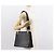 Borsa a Spalla Gancini in Pelle Nera e Oro Salvatore Ferragamo Auth 150293 Nero D'oro - vista 22