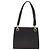 Borsa a Spalla Gancini in Pelle Nera e Oro Salvatore Ferragamo Auth 150293 Nero D'oro - vista 3