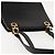 Borsa a Spalla Gancini in Pelle Nera e Oro Salvatore Ferragamo Auth 150293 Nero D'oro - vista 6