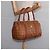 Borsa Boston MCM Logogram Vicetos in pelle PVC marrone e oro Auth gh902 D'oro - vista 22