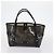 Borsa Salvatore Ferragamo Tela Smaltata Pelle 7Set Nero Marrone Auth bs29709 - vista 7