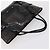 Borsa Salvatore Ferragamo Tela Smaltata Pelle 7Set Nero Marrone Auth bs29709 - vista 9