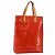 LOUIS VUITTON Monogram Vernis Reade MM Borsa a Mano Rossa M91086 LV Auth gh954 Rosso