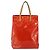 LOUIS VUITTON Monogram Vernis Reade MM Borsa a Mano Rossa M91086 LV Auth gh954 Rosso - vista 2