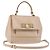 Borsa a Spalla Chain Vala in Pelle Salvatore Ferragamo 2 in 1 Rosa Oro Auth 144333