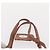 FENDI Selleria Mini Tote Tasche aus Leder Beige Silber Auth am9906 - Ansicht 8