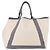 BALENCIAGA Navy Cabas M Hand Bag Canvas Leather White Silver 339936 Auth 152050 Silvery - view 2
