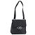 Borsa a Spalla Gancini in Pelle Nera e Argento Autentica Salvatore Ferragamo BA8229 Nero