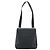 Borsa a Spalla Gancini in Pelle Nera e Argento Autentica Salvatore Ferragamo BA8229 Nero - vista 3