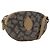 Saint Laurent Schultertasche aus PVC-Leder Beige Auth am9701