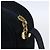 Borsa a Spalla Vala in Pelle Blu Navy e Oro Auth BA7533 di Salvatore Ferragamo D'oro - vista 10
