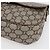 Borsa a spalla GUCCI GG Plus Supreme PVC Beige Oro Auth ep11969 D'oro - vista 9