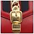 GUCCI Borsa a Spalla Sylvie Sherry Line in Pelle Rossa e Oro 431666 Auth ar13813 Rosso D'oro - vista 15