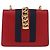 GUCCI Borsa a Spalla Sylvie Sherry Line in Pelle Rossa e Oro 431666 Auth ar13813 Rosso D'oro - vista 3