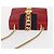 GUCCI Borsa a Spalla Sylvie Sherry Line in Pelle Rossa e Oro 431666 Auth ar13813 Rosso D'oro - vista 6